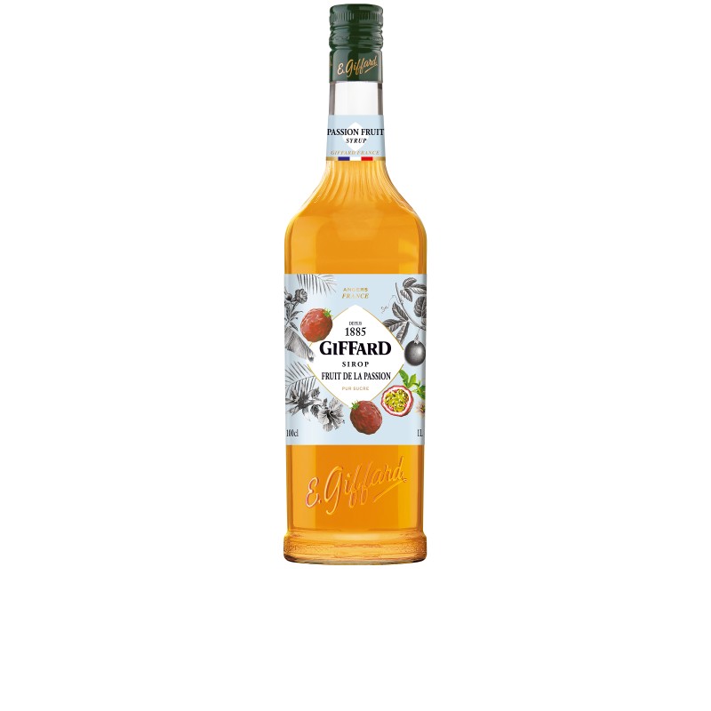 Jarabe Sabor Frutas de la Pasion 1 Litro. Jarabes GIFFARD