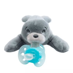 Vista rápida chupón con peluche tierno