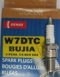 BUJIA (W7DTC) BUJIA DENSO 3 ELECTRODOS VW GOLF JETTA 93…W7DTC antes 0241235982 0241236839 DENSO W20EPB POR PZA