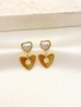 Arete Corazon Hueco Acero