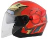 [M-34I1.4] CASCO EDGE / MARVEL  IRON MAN RED GOLD BRILLANTE  XL