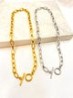 Cadena Oval Broche T Acero