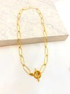 Cadena Irregular Broche T Acero