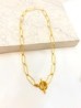 Cadena Irregular Broche T Acero