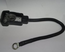 CABLES (CAB412NEG) CABLE ARMADO NEGRO CAL. 4 30 CMS. CON CAPUCHON.