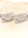 Set Arete Perla Acero