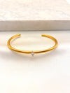 Pulsera Zirconia Oval Acero