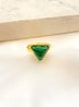 Anillo Malaquita Acero