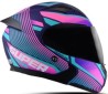 [EG-15.7.4.M] CASCO CROSS WILD  NEGRO SOLIDO MATE   L