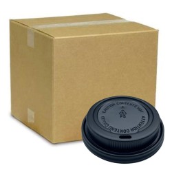 Tapa de Poliestireno Para Vaso Papel Blanco 8oz, Caja 1,000 pz