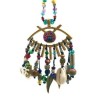 Collar con ojo y dijes de protección
