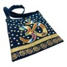 Bolsa “Cross Body” de mezclilla con OM pintado a mano