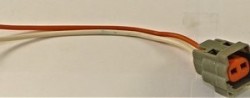 CONECTOR (ARN20134) CONECTOR MODERNO PARA SENSOR DE TEMP TSURU III Y DISTRIBUIDOR NISSAN 2 PUNTAS