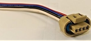 CONECTOR (ARN20138) CONECTOR DE BOBINA CHEVY CORSA OVALADA DE 4 TERMINALES MODELO VIEJO