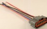 CONECTOR (ARN40180) CONECTOR PARA DISTRIBUIDOR NISSAN PICK UPTSURU III 6 TERMINALES