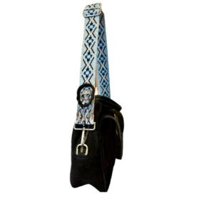 Asa para bolsa con calavera negra