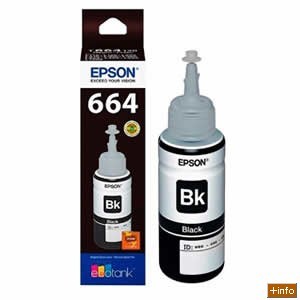 EPSON 664 NEGRA 70 ML