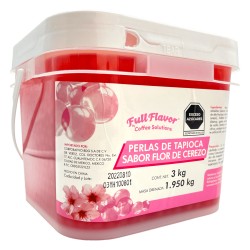 Perlas Explosivas Sabor Flor de Cerezo, Bote de 3 Kilos