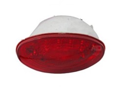 CUARTO (PLAF8840R) PLAFON-CALAVERA CAMION IRIZAR LED ROJO 24V 3 TERMINALES OVALADO