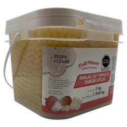 Perlas Explosivas Sabor Litchi, Bote de 3 Kilos