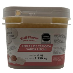 Perlas Explosivas Sabor Litchi, Bote de 3 Kilos