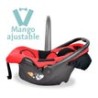 Portabebe-Autoasiento Infanti Con Soporte Rojo