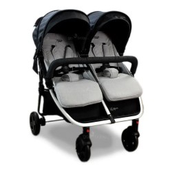 CARRIOLA DOBLE LEA TWIN GREY
