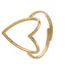 Anillo Corazon Dorado R4