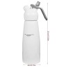 Dispensador de Crema Batida / Sifón Checo Color BLANCO