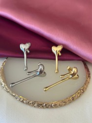Aretes corazon derretido C128