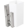 LAMPARA P/PARED DECORATIVA E27 1 LUZ CRST GINEBRA 100-240V NO INCLUYE FOCO