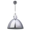 LAMPARA DECORATIVA COLGANTE E26 1 LUZ CROMO 100-127V BAMBA II NO INCLUYE FOCO