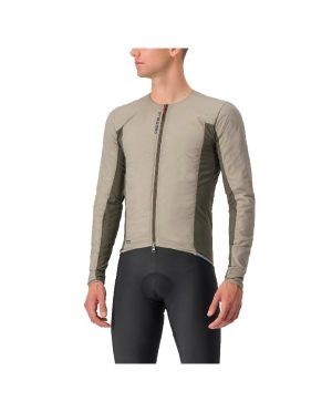 CHAQUETA CASTELLI – FLY JACK-SEY – MEDIANA – BEIGE/VERDE