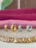 Arracadas puntos zirconia C127