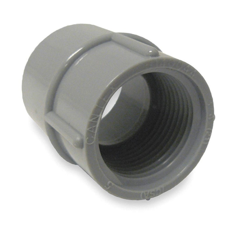 ADAPTER HEMBRA PVC GRIS 1/2