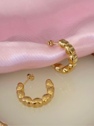 Aretes corazones solidos 77D