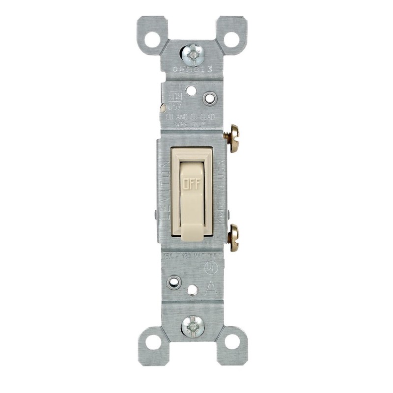 APAGADOR SENCILLO 15A 120V MARFIL