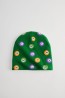 Wish Me Luck Pool Ball Pattern Knit Beanie