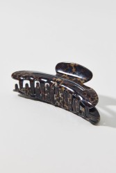 Pinza curva con estampado de leopardo