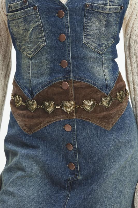 Cinturón Western Heart Chain