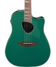 Ibanez Guitarra Electroacústica Verde Metálico ALT30-JGM, Serie Altstar