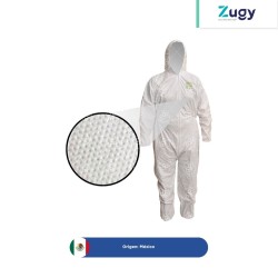 Overol con capucha blanco Zugy