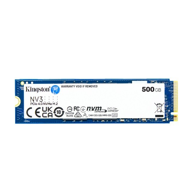 UNIDAD DE ESTADO SOLIDO Kingston Technology NV3 UNIDAD DE ESTADO SOLIDO KINGSTON NV3 500GB M.2 2280 NVME PCIE GEN 4X4 R.5000MB/S