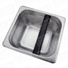 INSERTO BAGACERO DE ACERO INOXIDABLE. MIDE: 176 x 162 x 100 MM.