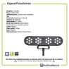 Cañon Led Cuadruple Iluminacion Rgb Con Soporte S-ADAN