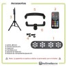 Cañon Led Cuadruple Iluminacion Rgb Con Soporte S-ADAN