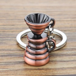 Llavero Miniatura de Gotero de Café para Baristas y Amantes del Café