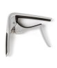 Dunlop Capo para Guitarra Acústica 63CSC Curvo Cromado Satinado, Trigger Fly