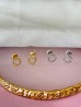 Aretes circulares zirconia mini