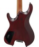 Ibanez Guitarra Eléctrica Azul Sombreado Mate QX54QM-BSM con Funda, Serie Q